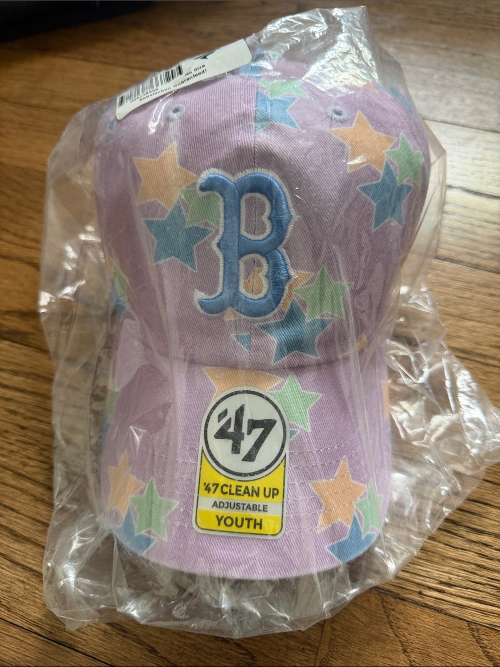 47 Lilac Star Print Youth Cap with stars Boston Red Sox